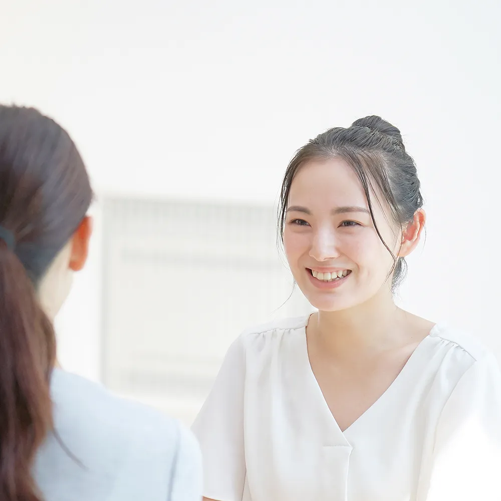 カウンセリングを受ける女性